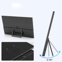 Портативный монитор для ноутбуков, телефонов и консолей Extralink Smart Life 14", USB-C/micro-HDMI - Изображение 3