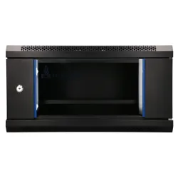 Extralink Lite 4U 530x400 Черная, шкаф rack, настенный, полка в комплекте - Изображение 2
