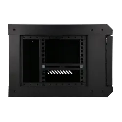 Extralink Lite 4U 530x400 Czarna | Szafa rack | montowana na ścianie, półka w zestawie - Zdjęcie 4