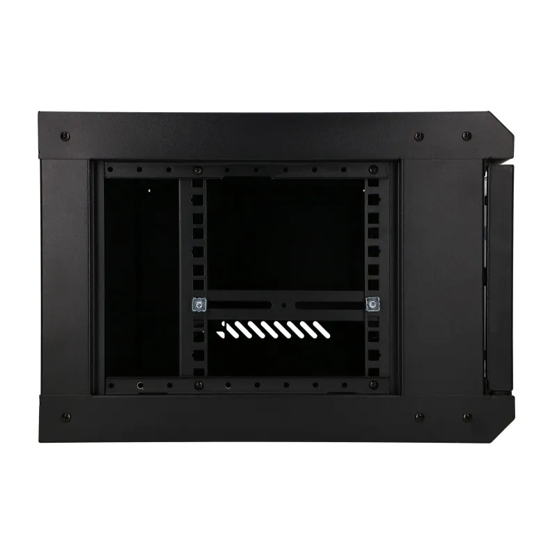 Extralink Lite 4U 530x400 Czarna | Szafa rack | montowana na ścianie, półka w zestawie - Zdjęcie 4