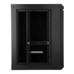 Extralink Lite 9U 530x400 Siyah, rack dolabı, duvara monte, raf dahil - Görsel 4