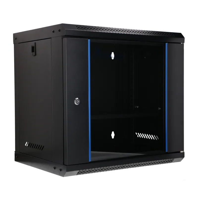 Extralink Lite 9U 530x400 Schwarz, Rack-Schrank, an der Wand montiert, Regal im Set - Bild 5