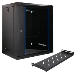 Extralink Lite 12U 530x400 Czarna | Szafa rack |...