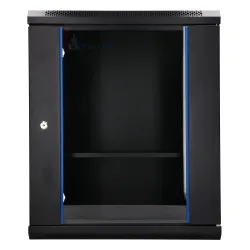 Extralink Lite 12U 530x400 Negra | Armario rack | montado en la pared, estante incluido - Imagen 2