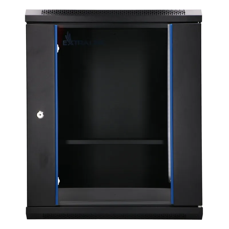 Extralink Lite 12U 530x400 Nero | Armadio rack | montato a parete, ripiano incluso - Immagine 2