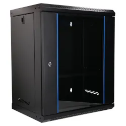 Extralink Lite 12U 530x400 Nero | Armadio rack | montato a parete, ripiano incluso - Immagine 8