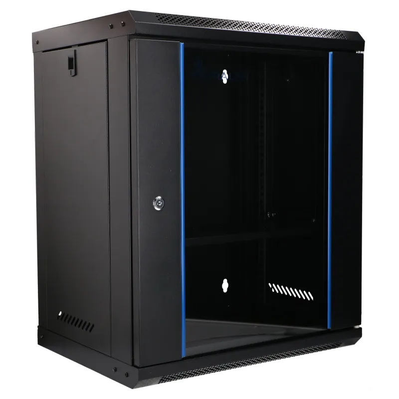 Extralink Lite 12U 530x400 Negra | Armario rack | montado en la pared, estante incluido - Imagen 8