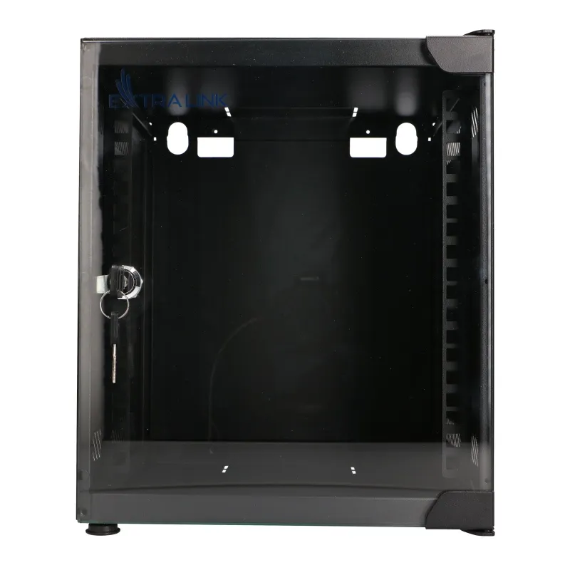 Extralink Lite 6U 10" 280X310 Black, Rack cabinet, wall-mounted - Image 2