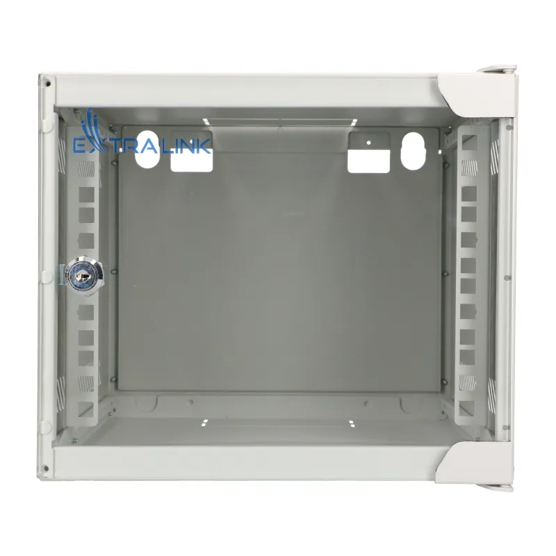 Extralink Lite 4U 10" 280X310 Grey, rack cabinet, wall-mounted - Image 2