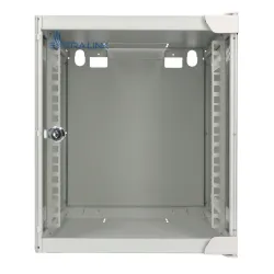 Extralink Lite 6U 10" 280X310 Gris, armario rack, montado en la pared - Imagen 2