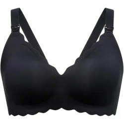 Momcozy YN46 (L) | Seamless Floral Push-up Nursing Bra |...