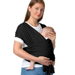Momcozy M20SSCJ01 Baby Wrap Carrier Black | Nosidełko |...