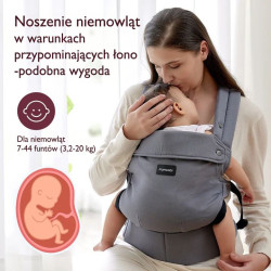 Momcozy BC001 | Bebek ve çocuk taşıma koltuğu | Gri renk - Görsel 4
