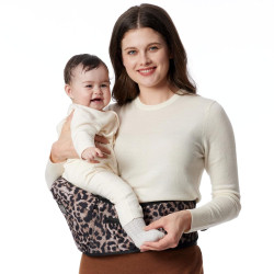 MOMCOZY HC002 | Carrier with hip seat | Leopard print colour