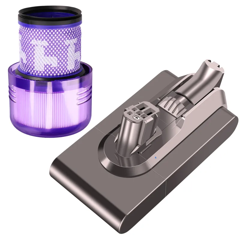 Extralink, Filter + Ersatzbatterie, Akku für Staubsauger Dyson V12, 25.2V 2500mAh