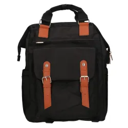 BLACK FOREST TORBA PLECAK KABINOWY PODRÓŻNY 40X30X15 CM + KOSMETYCZKA - KM02 CZARNY - Immagine 2