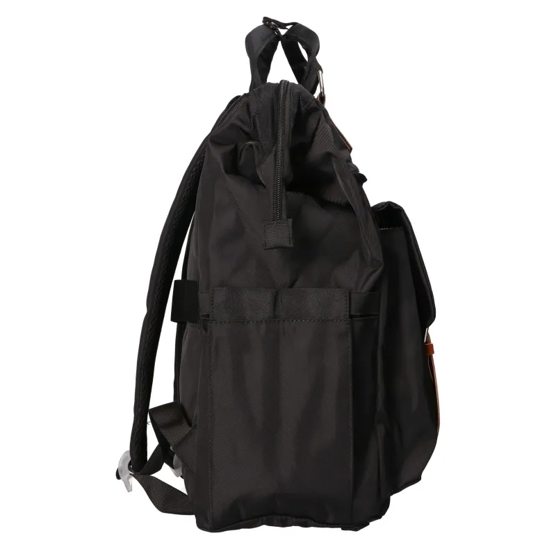 BLACK FOREST TORBA PLECAK KABINOWY PODRÓŻNY 40X30X15 CM + KOSMETYCZKA - KM02 CZARNY - Immagine 3
