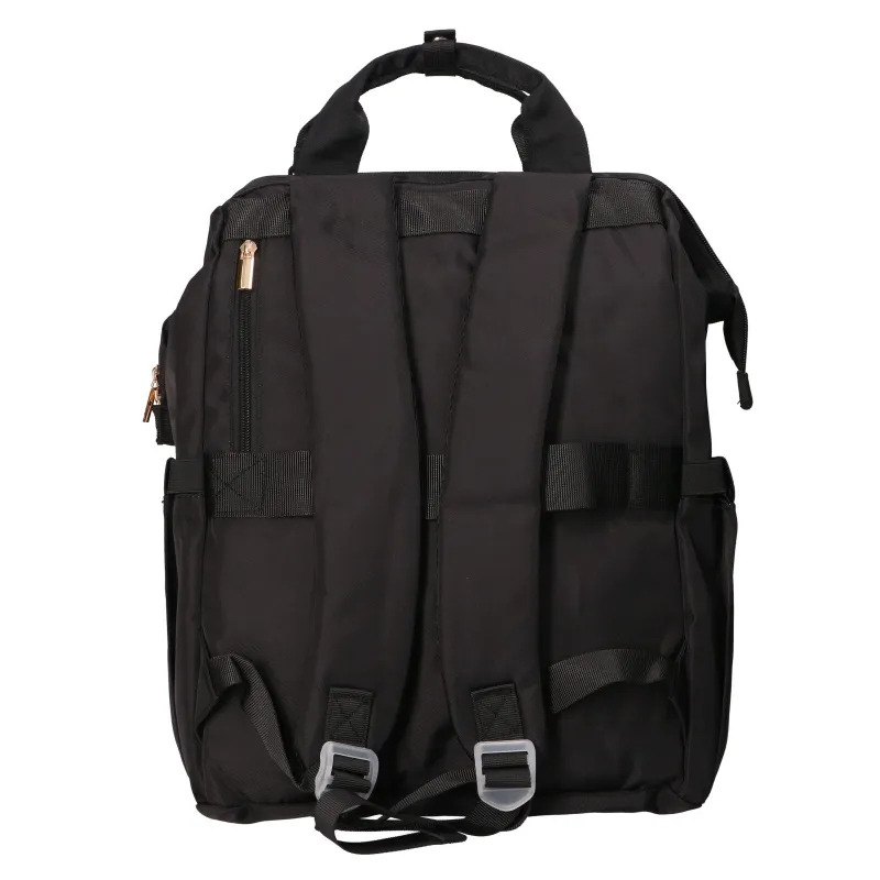 BLACK FOREST TORBA PLECAK KABINOWY PODRÓŻNY 40X30X15 CM + KOSMETYCZKA - KM02 CZARNY - Immagine 4