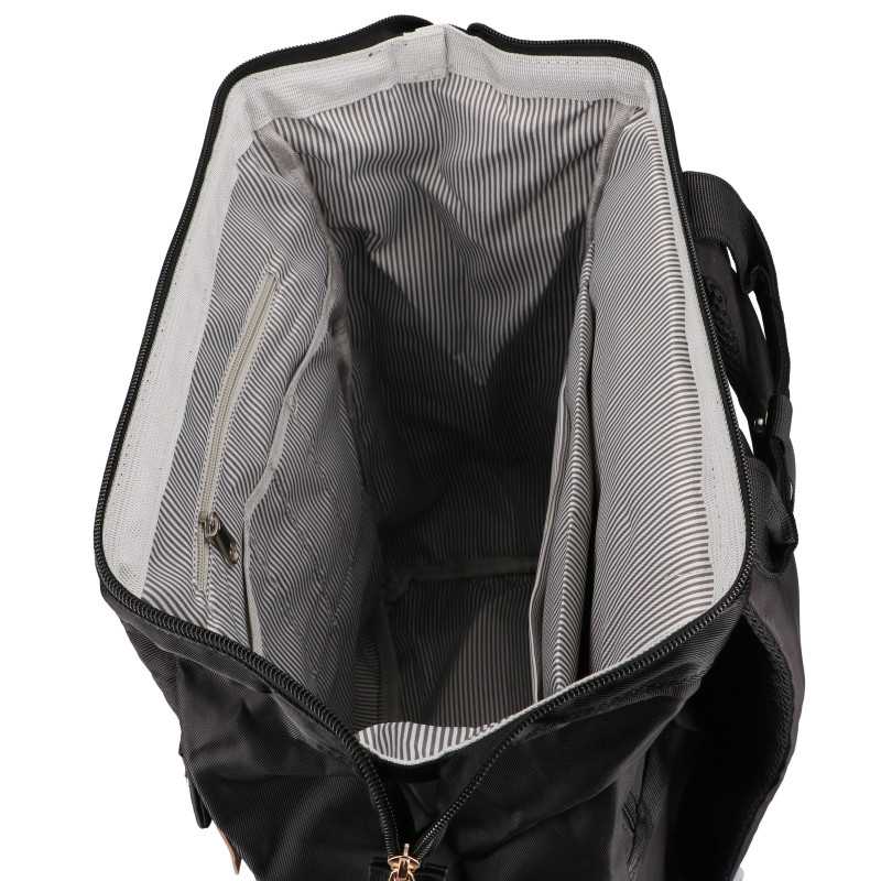 Black Forest KM02 Nero, zaino da cabina da viaggio, 40x30x15 cm + beauty case - Immagine 7