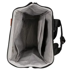 BLACK FOREST TORBA PLECAK KABINOWY PODRÓŻNY 40X30X15 CM + KOSMETYCZKA - KM02 CZARNY - Immagine 8