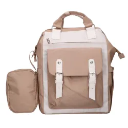 BLACK FOREST TORBA PLECAK KABINOWY PODRÓŻNY 40X30X15 CM + KOSMETYCZKA - KM02 BEŻOWY - Görsel 6