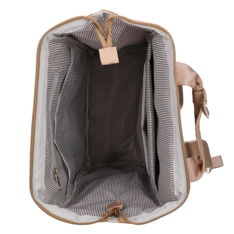 BLACK FOREST TORBA PLECAK KABINOWY PODRÓŻNY 40X30X15 CM + KOSMETYCZKA - KM02 BEŻOWY - Görsel 9