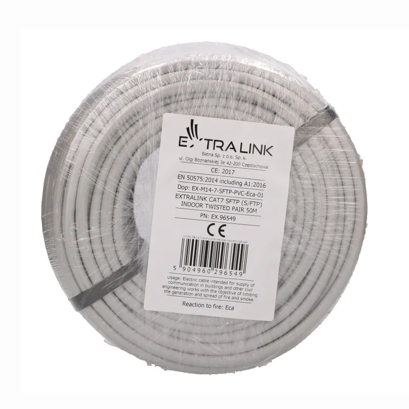 EXTRALINK CAT7 SFTP (S/FTP) INDOOR TWISTED PAIR 50M - Imagen 6