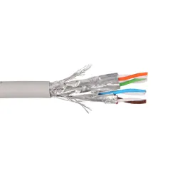 Extralink CAT7 SFTP (S/FTP) Wewnętrzny | Kabel sieciowy skrętka | 100m - Zdjęcie 3