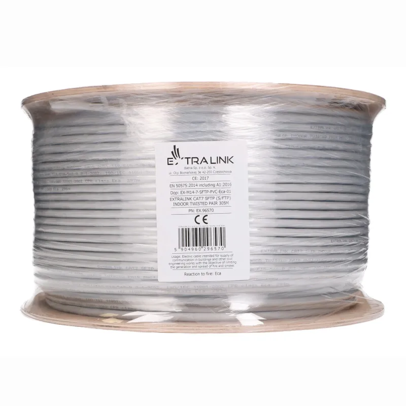 EXTRALINK CAT7 SFTP (S/FTP) INDOOR TWISTED PAIR 305M - Görsel 7