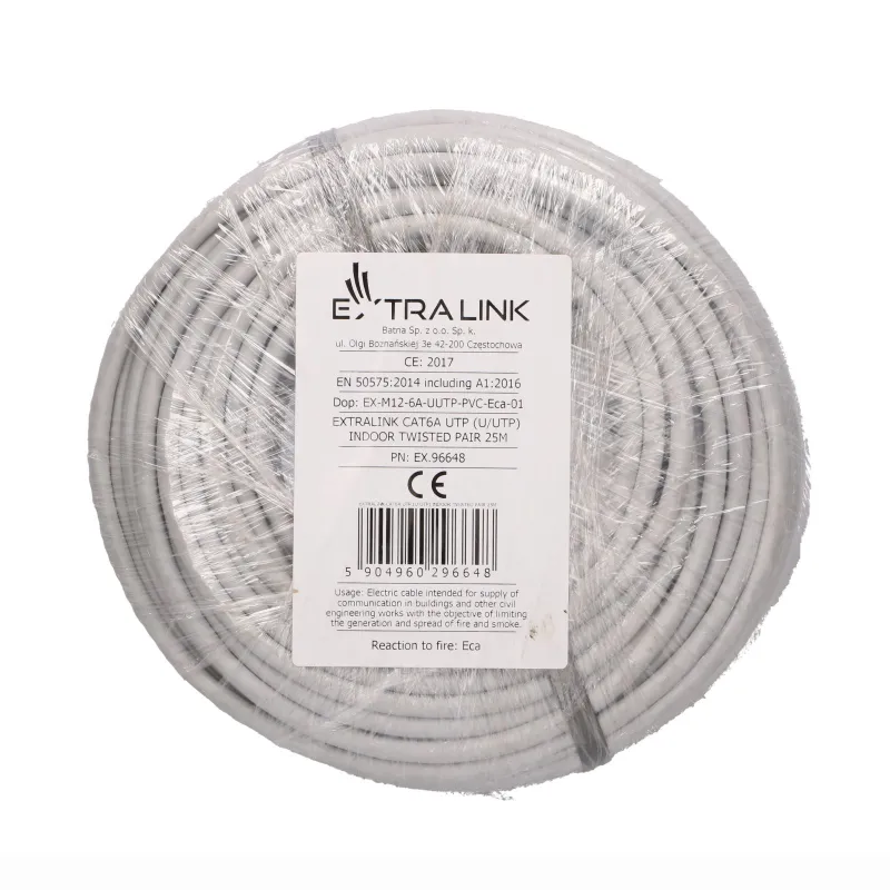 EXTRALINK CAT6A UTP (U/UTP) INDOOR TWISTED PAIR 25M - Immagine 3