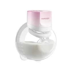 MOMCOZY S12 Pro Quick, Milchpumpe in Muschelform, kabellos, einzeln, Farbe rosa - Bild 2