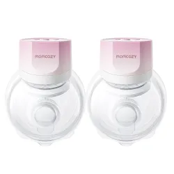 MOMCOZY S12 Pro Quick | Podwójny, bezprzewodowy laktator | Różowy - Zdjęcie 3