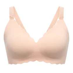 Momcozy YN46 Seamless Support Floral Nursing Bra Skin S,...