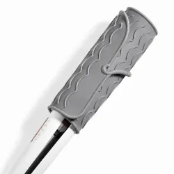 EXTRALINK HOME MATA SILIKONOWA PODKŁADKA POD LOKÓWKĘ PROSTOWNICĘ DO ŁAZIENKI 22X16 CM SZARA - Imagen 3