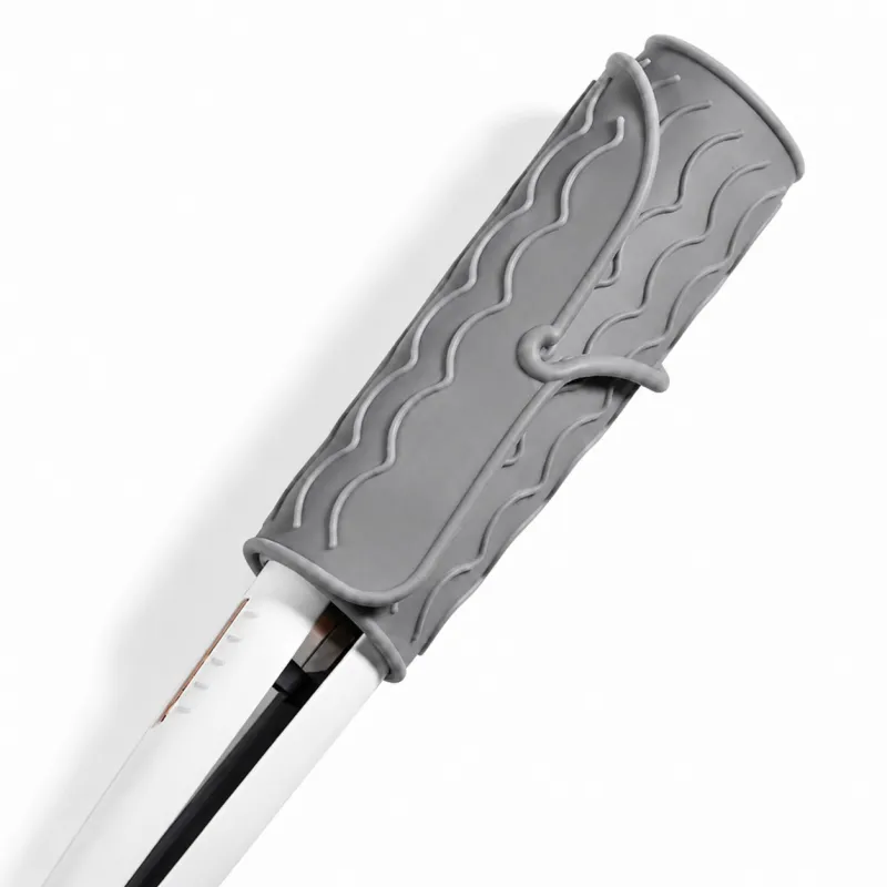 EXTRALINK HOME MATA SILIKONOWA PODKŁADKA POD LOKÓWKĘ PROSTOWNICĘ DO ŁAZIENKI 22X16 CM SZARA - Imagen 3