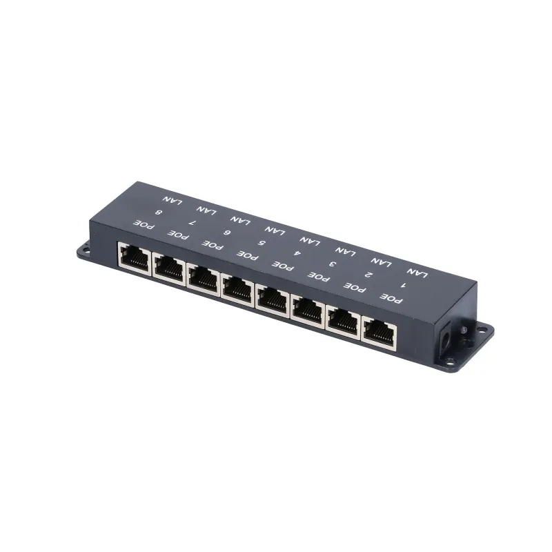 Extralink 8 Port | PoE Injector | 8x 100Mb/s RJ45 - Image 4
