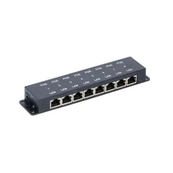 Extralink 8 Portowy | PoE Injector | 8x 100Mb/s RJ45 - Zdjęcie 5