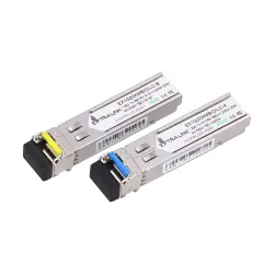 Extralink SFP 1.25G | Moduł SFP WDM | 1,25Gbps, 1310/1550nm, single mode, 20km, LC, DOM, para - Zdjęcie 2