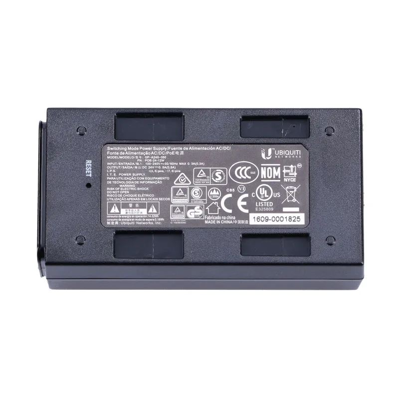 Ubiquiti POE-24-12W | Fonte de alimentaçao PoE | 24 V, 0,5 A, 12 W