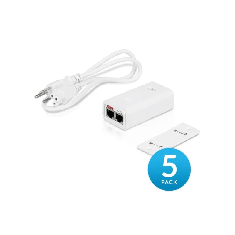 Ubiquiti POE-24-12W-5P | Nabíječka PoE | 24V, 0,5A, 12W, 5-pack