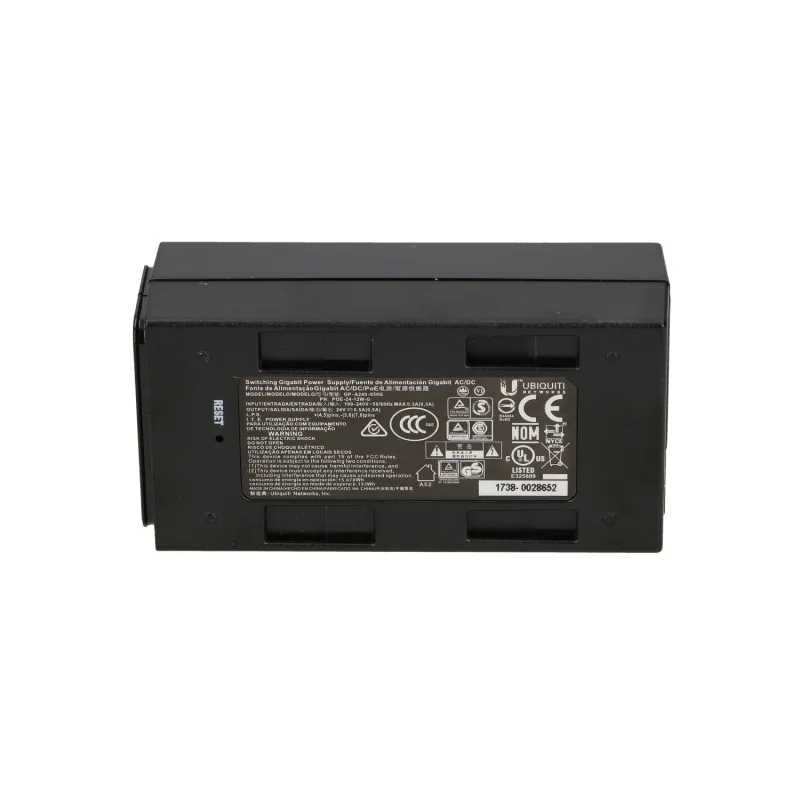 Ubiquiti POE-24-12W-G PoE Adaptörü, 24V, 0,5A, 12W, Gigabit