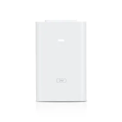 Ubiquiti POE-24-24W-G-WH | Fonte de alimentaçao PoE | 24V, 1A, 24W, Gigabit