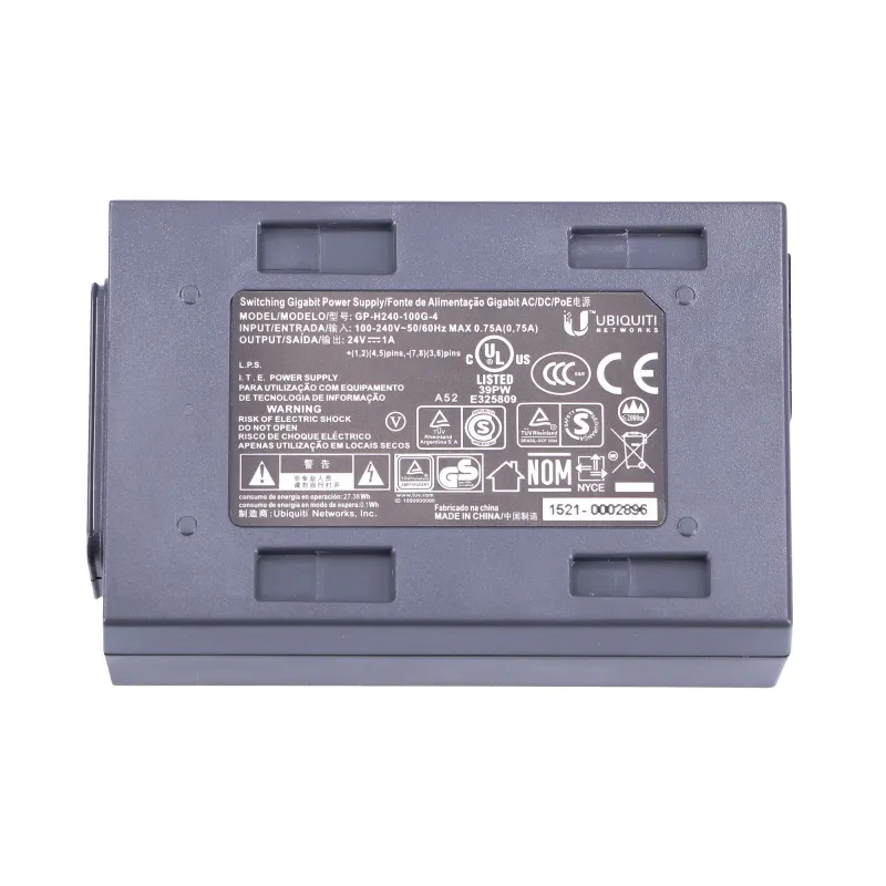 Ubiquiti POE-24-AF5X | Fuente de alimentación PoE | 24V, 1A, 24W, Gigabit, dedicado para AF-5X