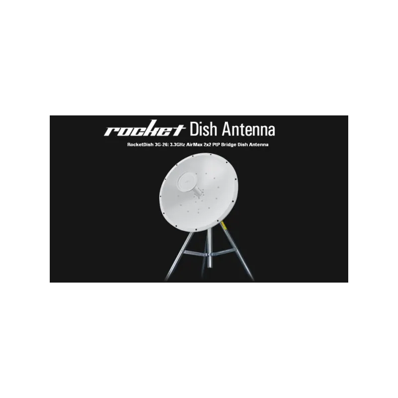 Ubiquiti RD-3G26 | Antenna direzionale | RocketDish, 3GHz, 26dBi