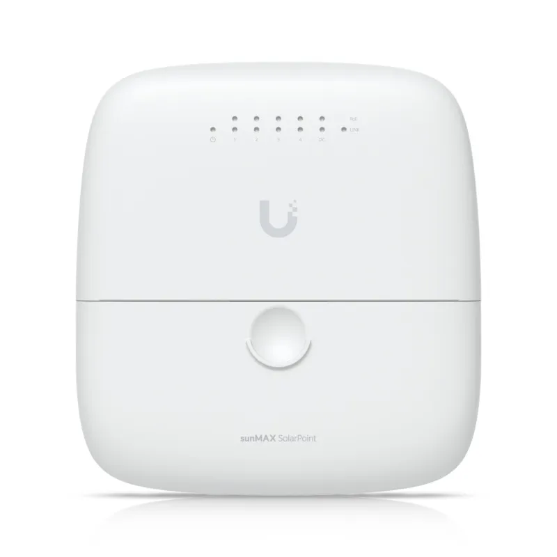 Ubiquiti SM-SP-40 | Switch | SUNMAX SolarPoint, 4x 24V PoE 100Mb/s, DC Output 40W