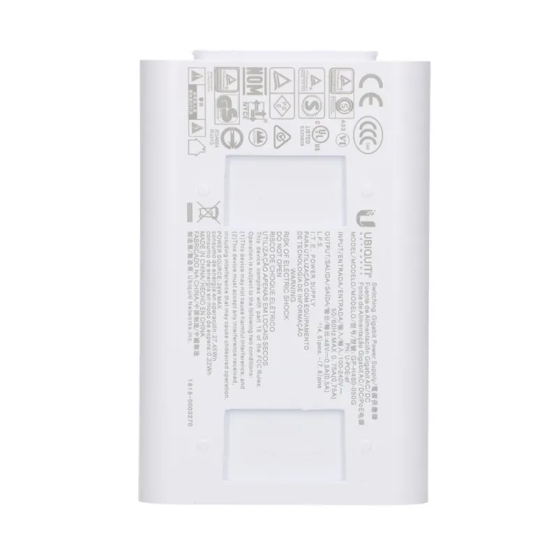 Ubiquiti U-POE-AF | PoE Injector | 2x RJ45