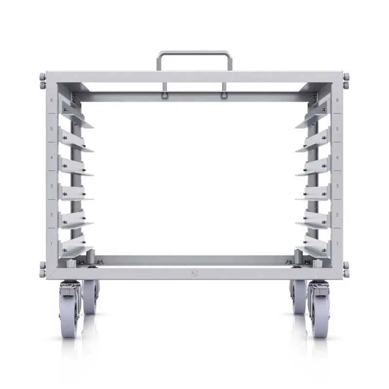 Ubiquiti Mobil Rack Stand U-Rack-6U-TL, 6U, 24 Port Patch Panel ile