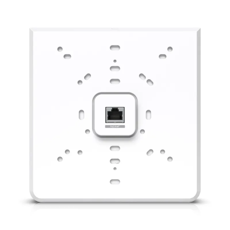 Ubiquiti U6-Enterprise-IW | Ponto de acesso | Dual Band WiFi6E 4x4 MIMO, 1x RJ45 2.5Gb/s PoE+, 4x RJ45 1000Mb/s
