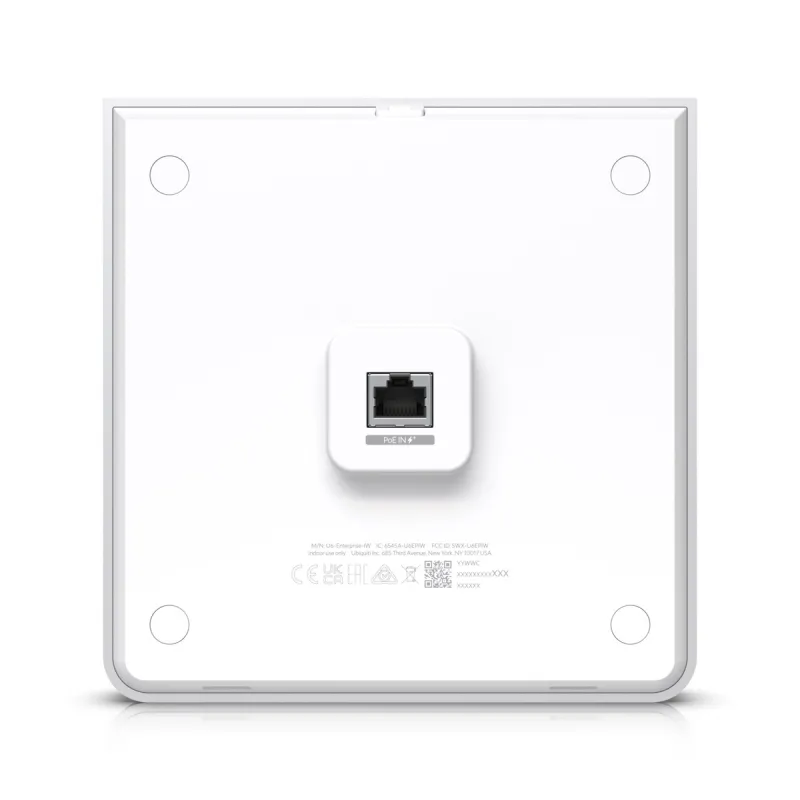 Ubiquiti U6-Enterprise-IW | Access point | Dual Band WiFi6E 4x4 MIMO, 1x RJ45 2.5Gb/s PoE+, 4x RJ45 1000Mb/s