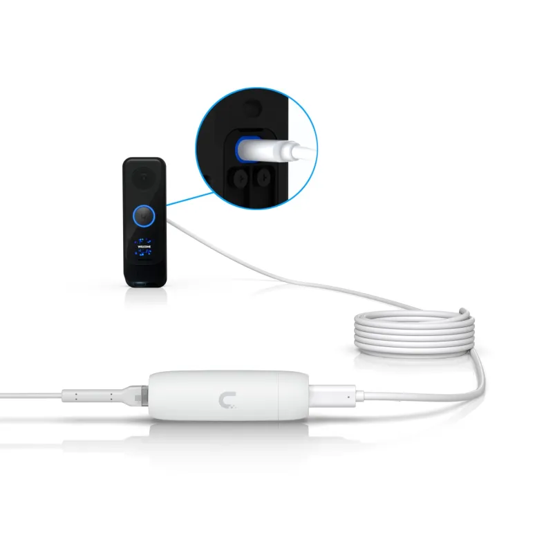 Ubiquiti UACC-Adapter-PoE-USBC | Adapter PoE USB-C | dla kamer Protect, Gigabit Ethernet